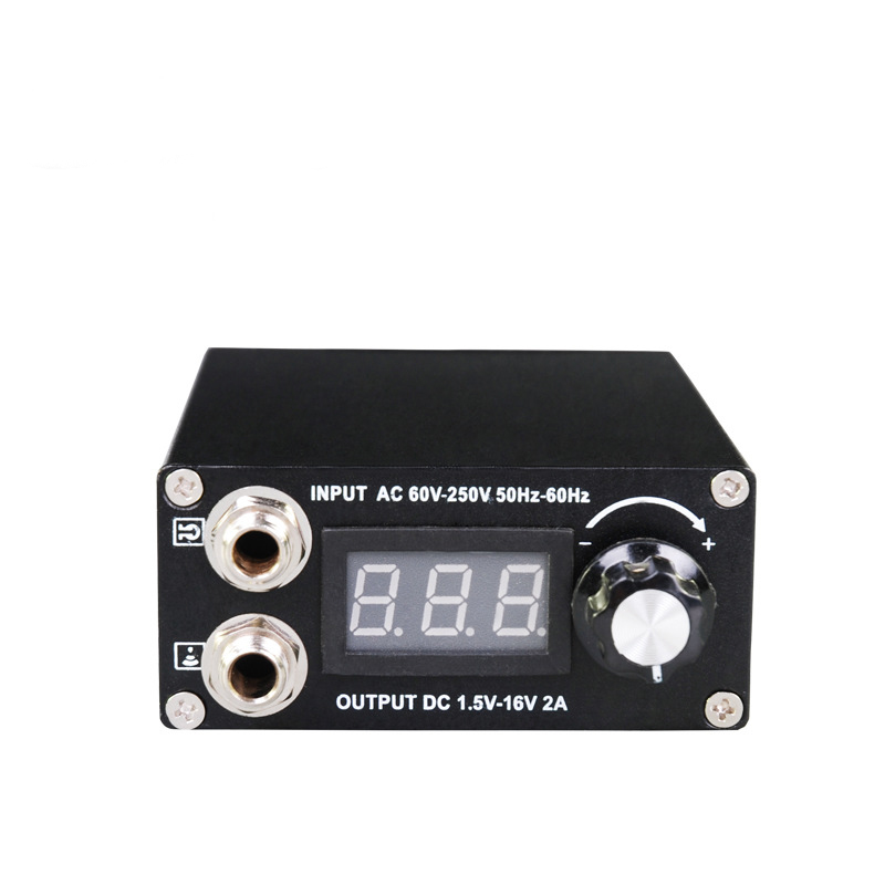 Digital Lcd Display Mini Tattoo Power Supply Aluminum Alloy Tattoo